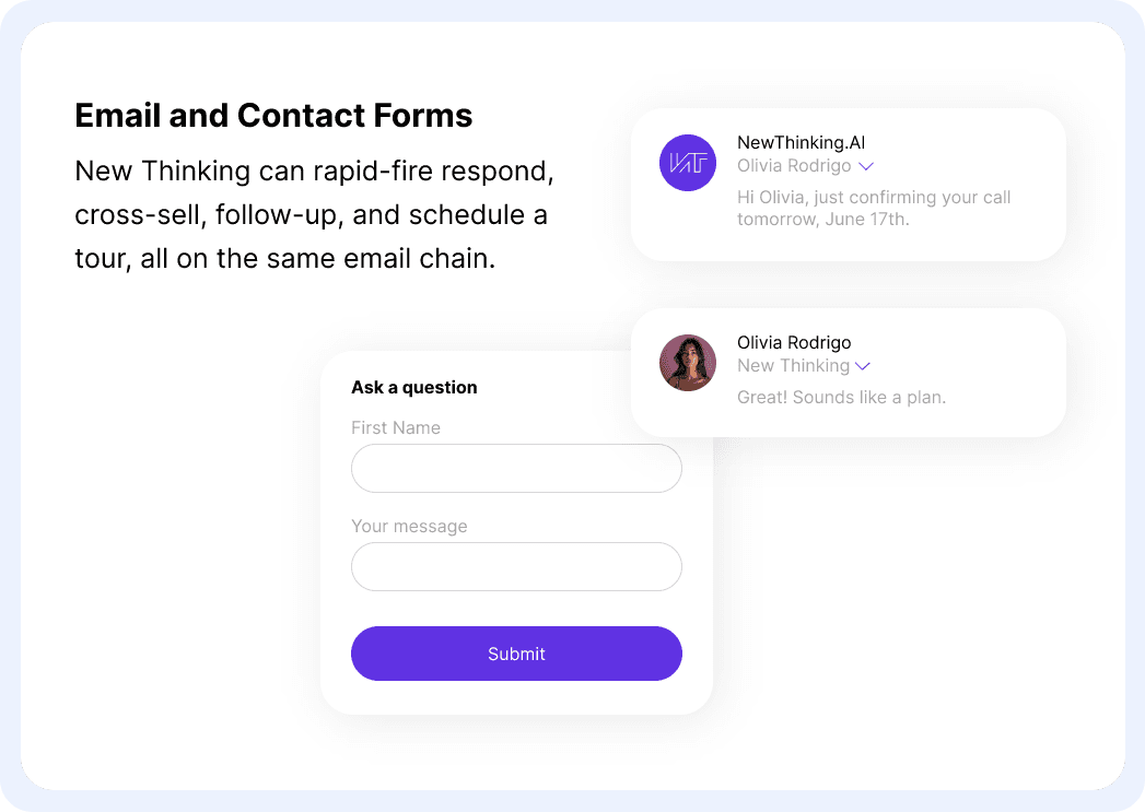 Email and Contact Forms